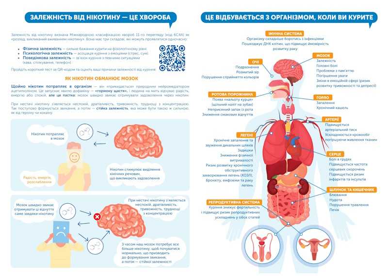 Що відбувається з організмом, коли ви курите?