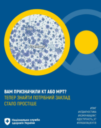 Статистика проведених обстежень з візуалізації комп’ютерної та магнітно-резонансної томографії в електронній системі охорони здоров’я